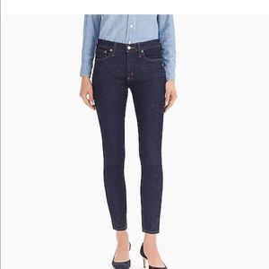 J CREW toothpick ankle jeans